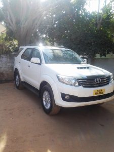 Car Hire Toyota Fortuner
